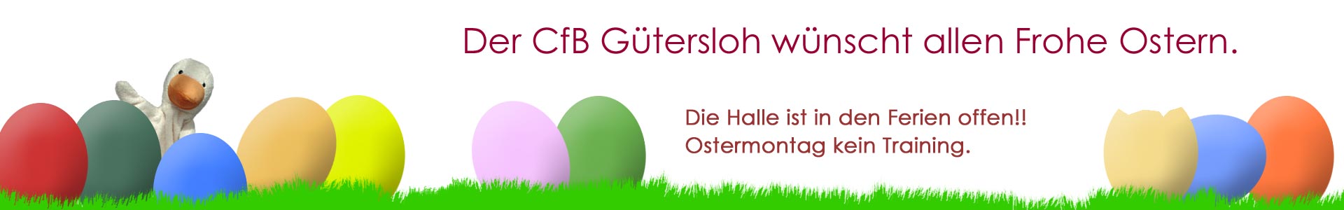 Frohe Ostern.