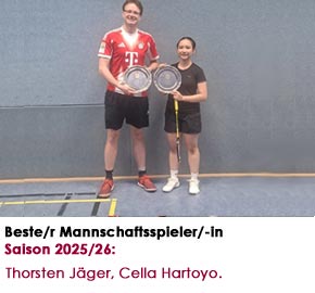 beste Spielerin / bester Spieler 2025/26